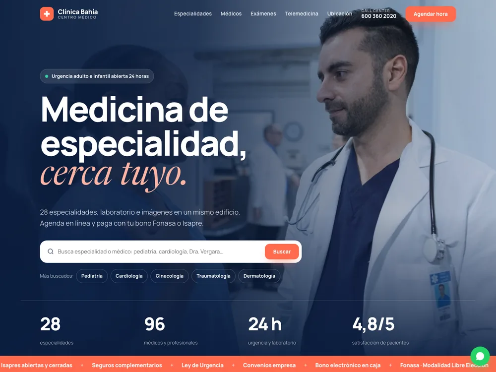 Portada de Clínica Bahía