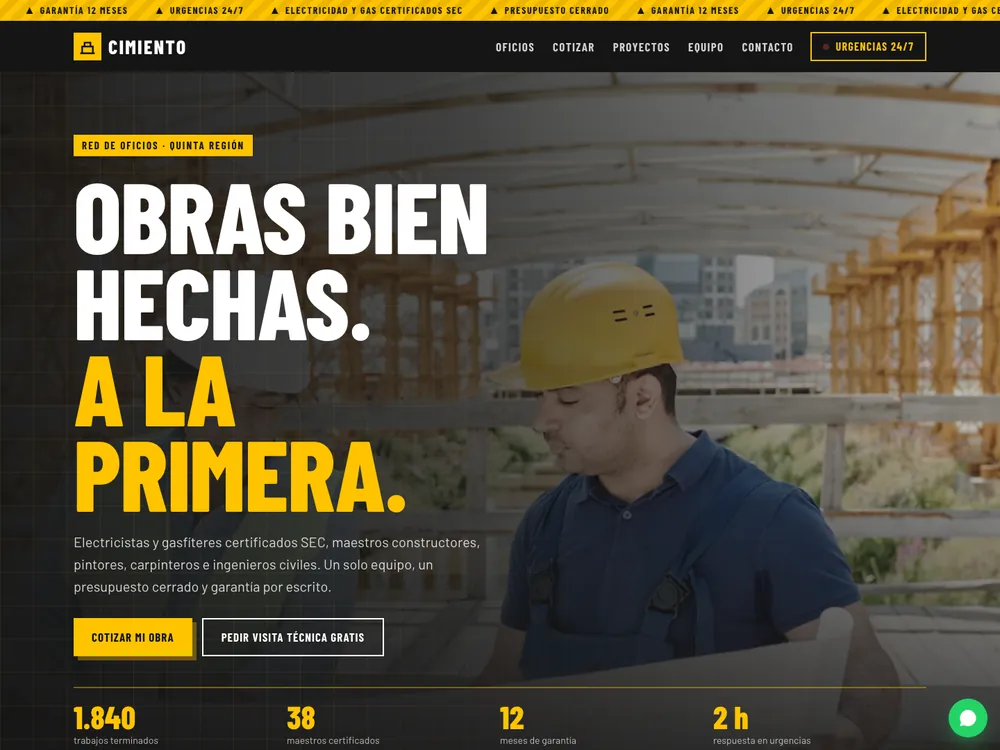 Portada de Cimiento
